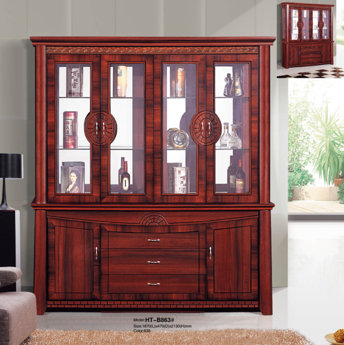 Classic home wooden furniture modern MDF wall  tv cabinet design