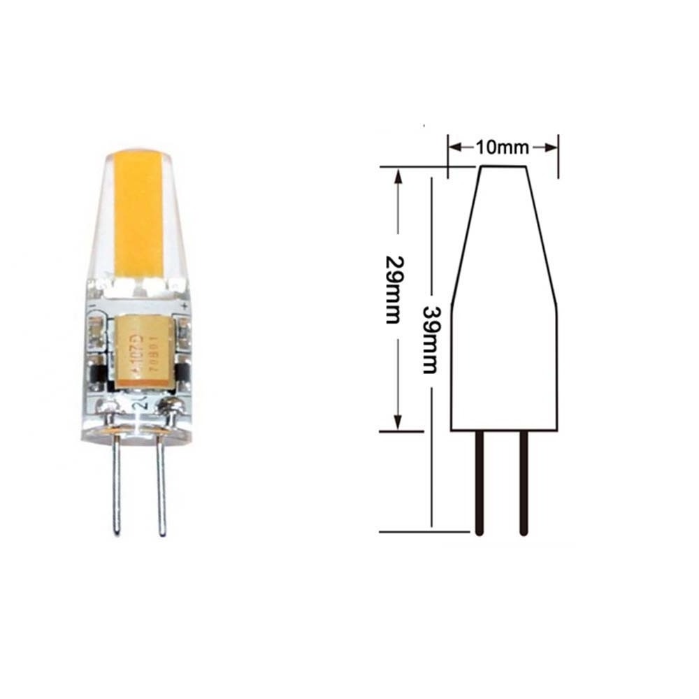 360 Degree Beam Angle Smart Home Lighting AC DC 12V 1.5W/3W Ra90 G4 COB LED Light Bulb