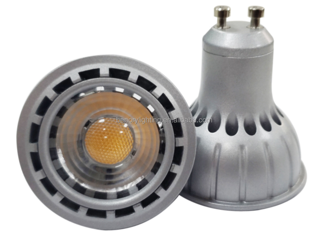 High CRI90 8W gu10 LED ceiling spot light 110V 220V 700lm COB 38/60degree Beam Angle COB mr16 GU10 spotlight