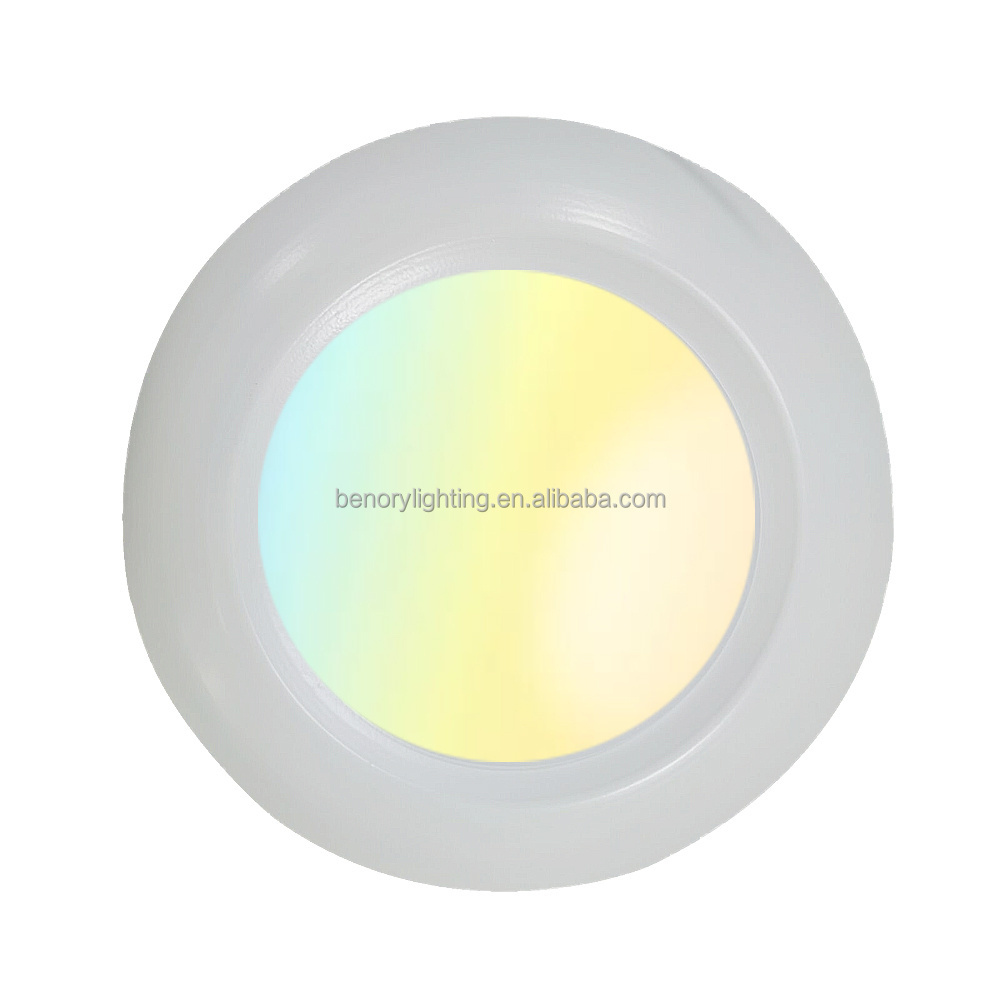 ETL 6 Inch LED Disk Ceiling Light Flush Mount LED Disk Light 3000K Warm White 3cct Dimmable