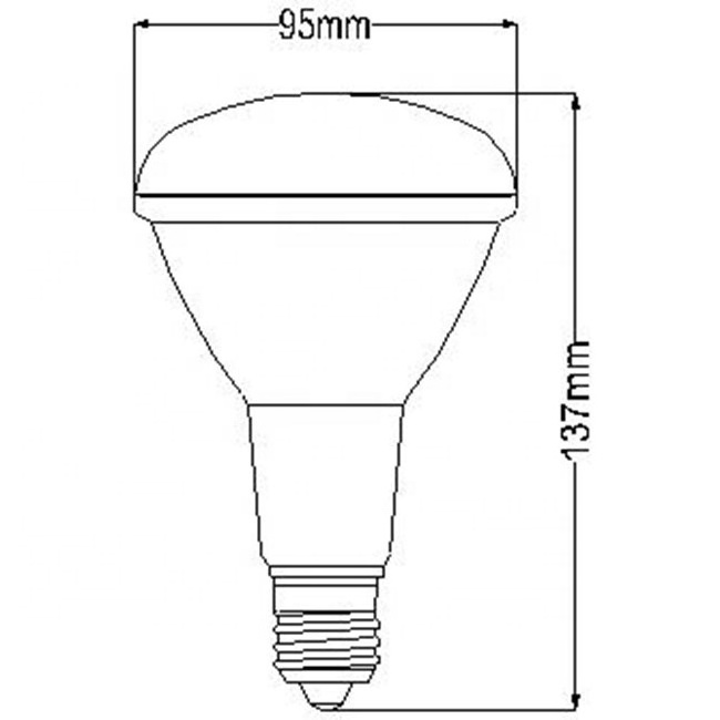 Factory High Light E26 E27 BR30 LED Bulb 9W 10W 12W 5000K Day Light COB led Spotlight CRI90 br30 led