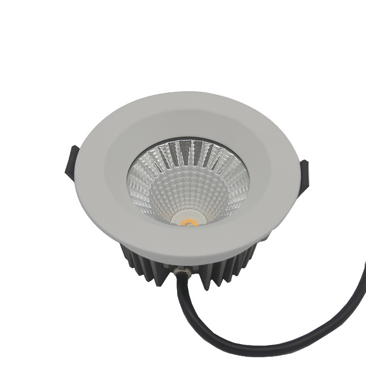 Benory 24V DALI PWM CCT 2000-6000K LED Anti-glare 12W IP65 recessed Lights RGBW DMX Loxone KNX Smart Control led downlight