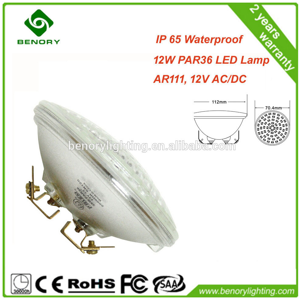 IP67 LED PAR36 Landscape Light 3W 4W 9W 6V 12V 24V Glass Par36 flood light bulb Pool Lighting par36 Spotlight