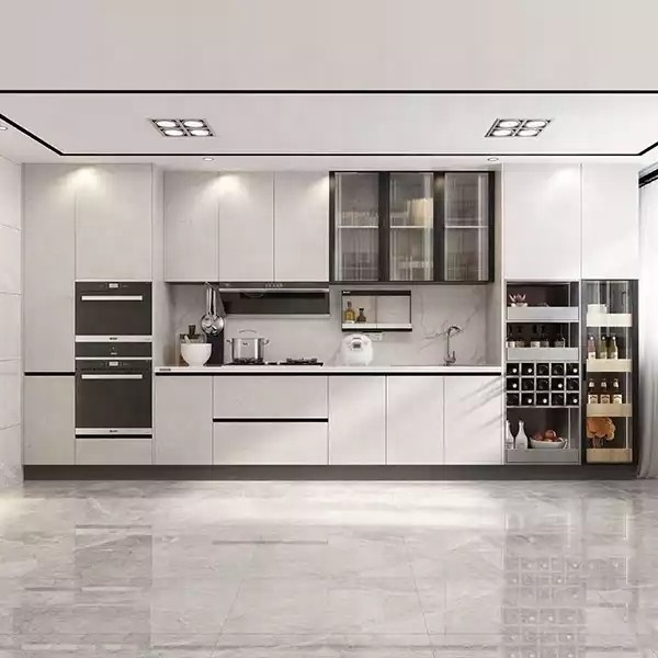 Italian Luxury Kitchen Cabinets Accessories White Lacquer Kitchen Cabinets Set Designs