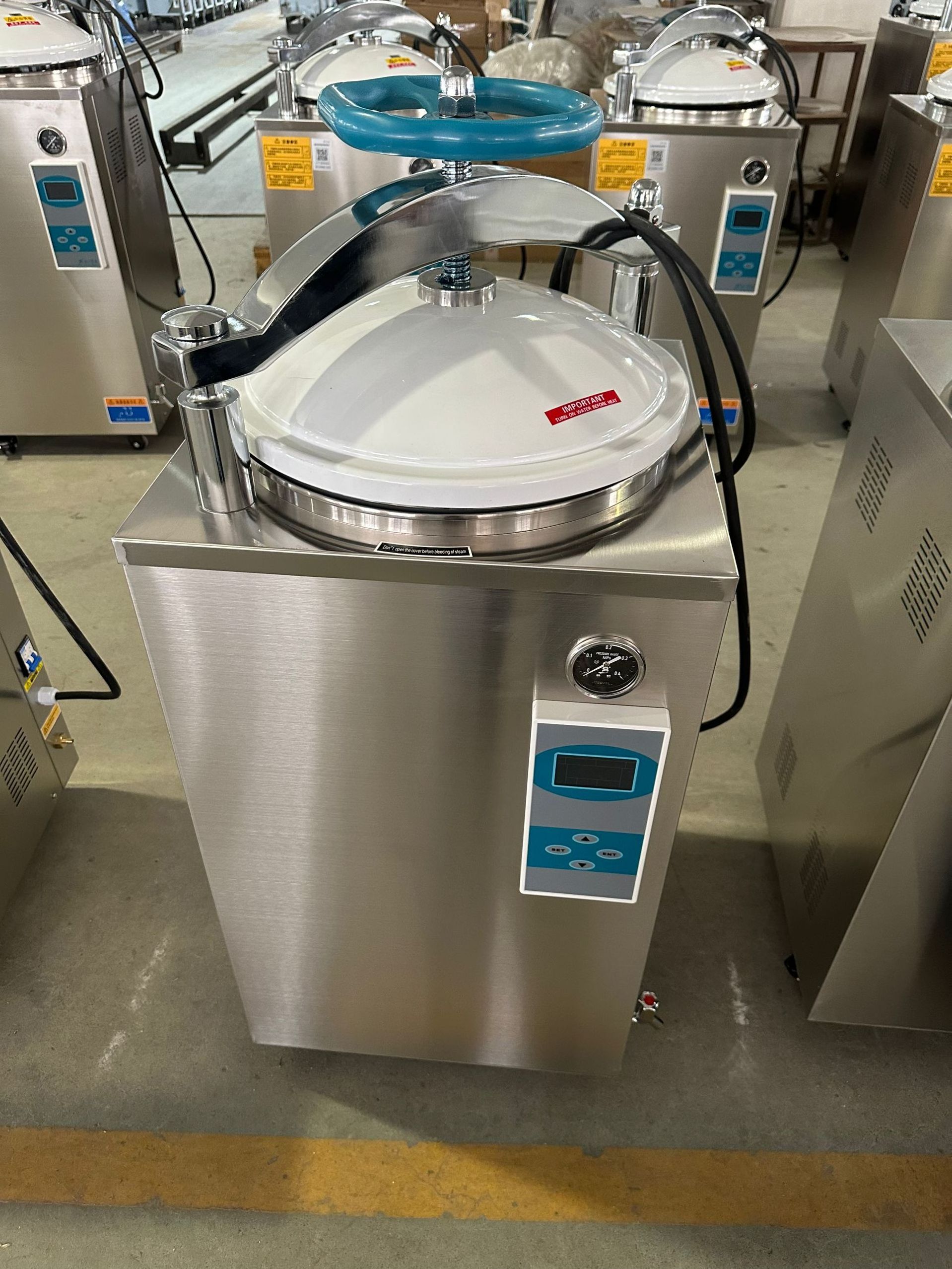 Benovor LCD Display Vertical Steam Autoclave With 100L 75L 50L 35L