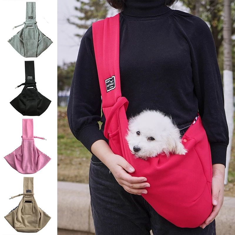 Factory Portable Soft Cat Carry Bag Pet Backpack Kitten Carrier Sling Comfort Outdoor Adjustable Belt Shoulder Bags