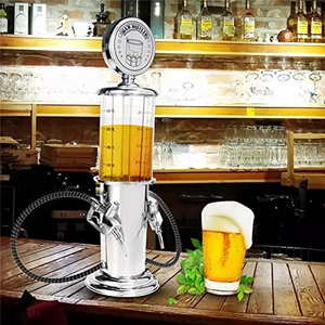 Best selling new Gas Station Liquor Wine Soda soft Drink Alcohol Dispenser Machine beer tower with Double 2 Gun pumps