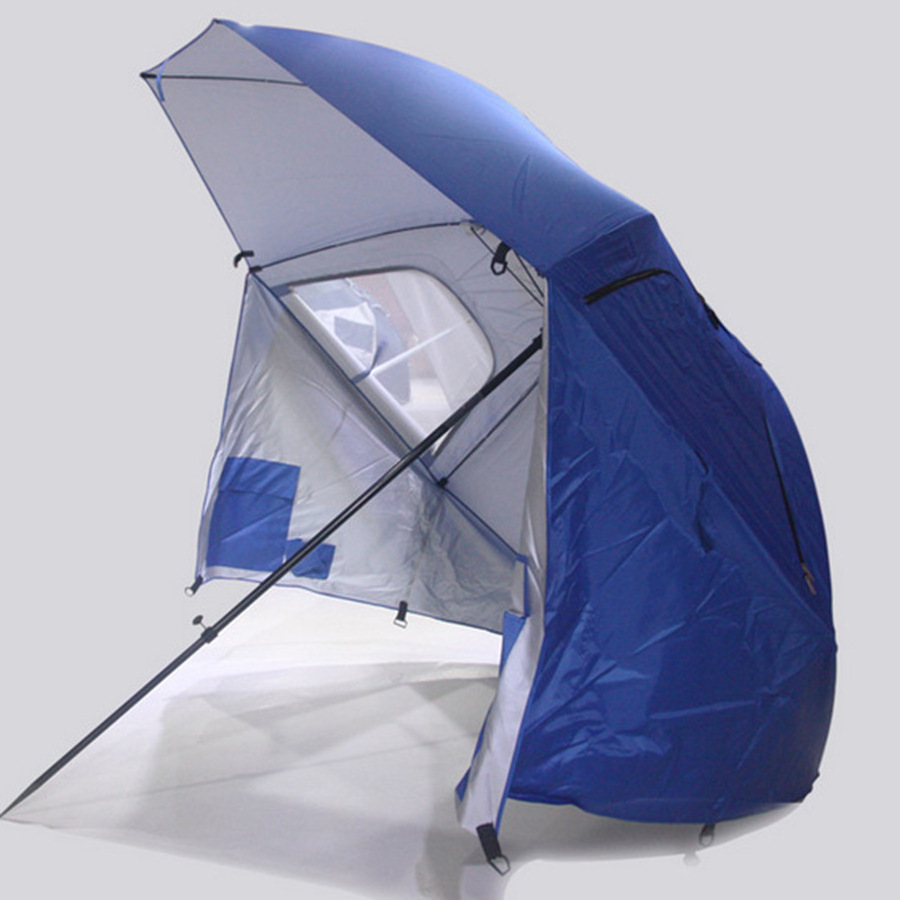 Outdoor Sun Umbrella Portable Camping Fishing Tents Umbrella Shelter for Sun and Rain Protection Anti-UV Sun Shade Shelter