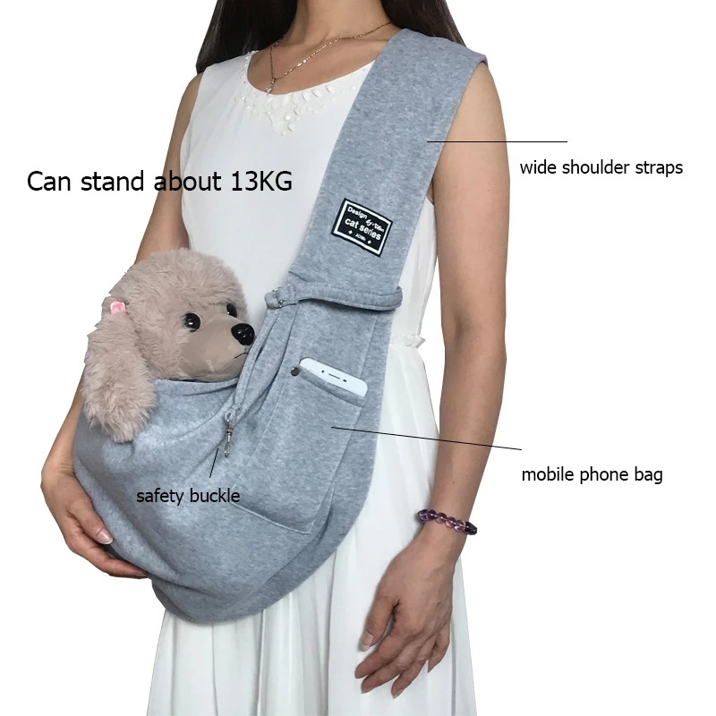 Factory Portable Soft Cat Carry Bag Pet Backpack Kitten Carrier Sling Comfort Outdoor Adjustable Belt Shoulder Bags