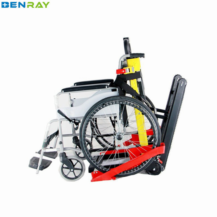 BR-SC002 Powered Electric Stair Climbing Trolley Hand Cart Wheel Chair Stair Climber Factory