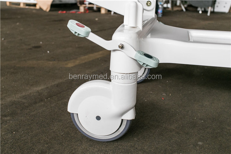 BR-TS2  GuangZhou high quality 2-function height adjustment medical  emergence ambulance manual transfer stretcher