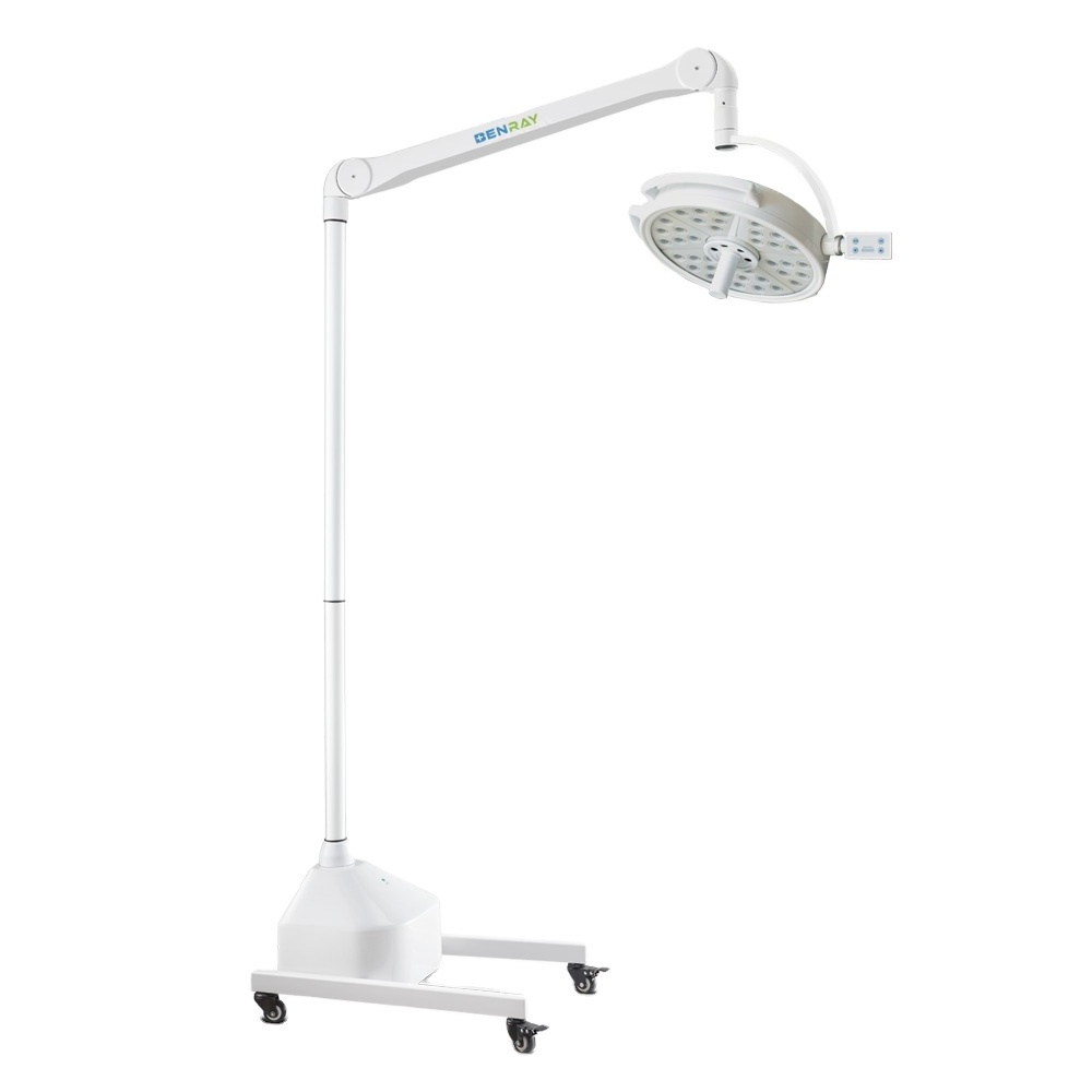 BR-OLS02 Hospital Medical Doctor Used Clinic Examination Light With Wheels Trolley Exam Mobile LED Operating Lamp