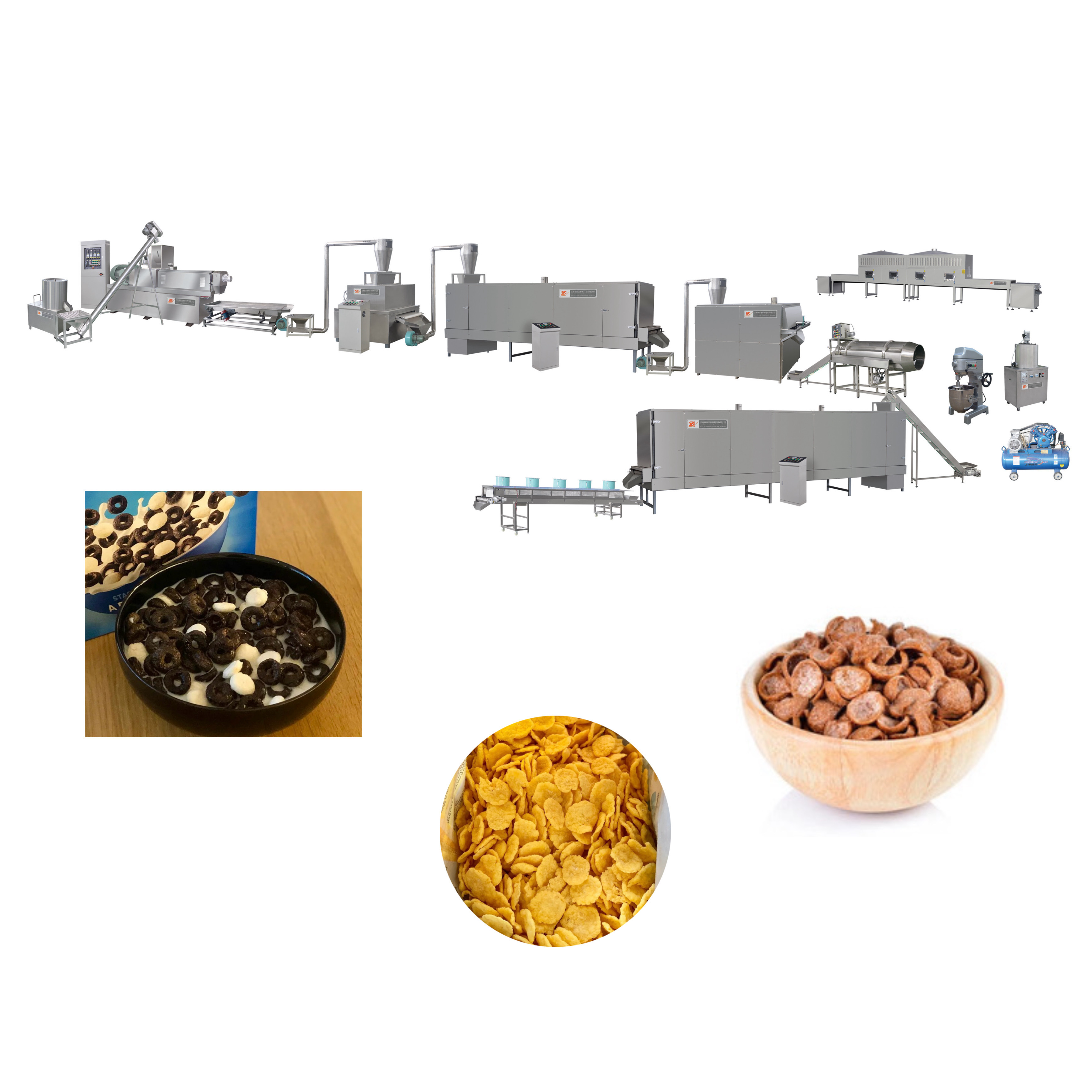 Breakfast cereal machinery on sale SLG65 instant cereal production line