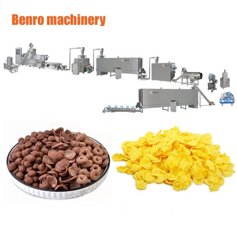 2022 China Best Price Corn Flakes Breakfast Cereals Machine/Cornflakes processing line/corn flake making machine discount price