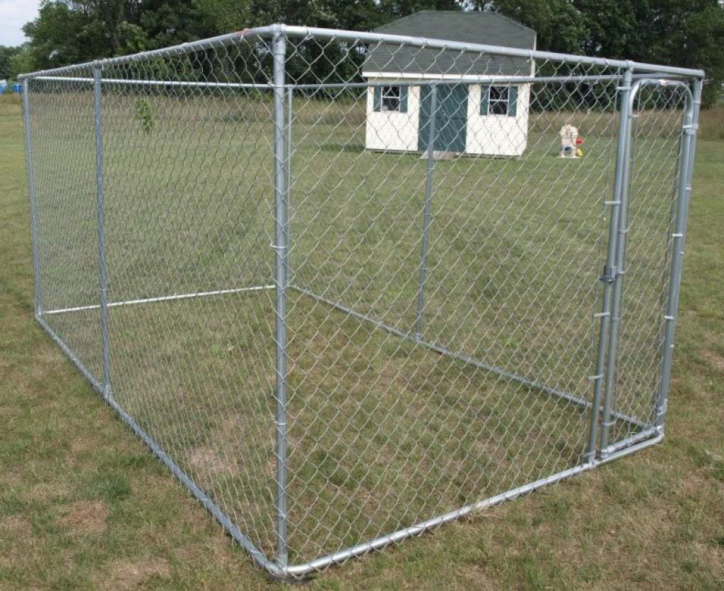 Galvanized Steel Run Dog Cages Run Dog Kennels Pet Kennels  Easy of Assembly