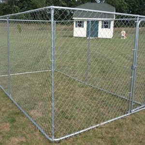 Galvanized Steel Run Dog Cages Run Dog Kennels Pet Kennels  Easy of Assembly