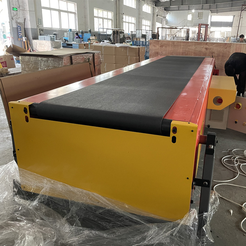 portable telescopic conveyor system for truck load and /unload motor driven loading belt conveyor automatic