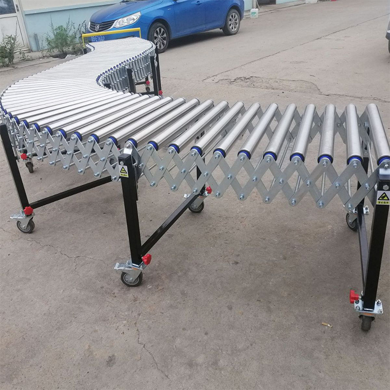 Good price container truck loading and unloading telescopic belt conveyor