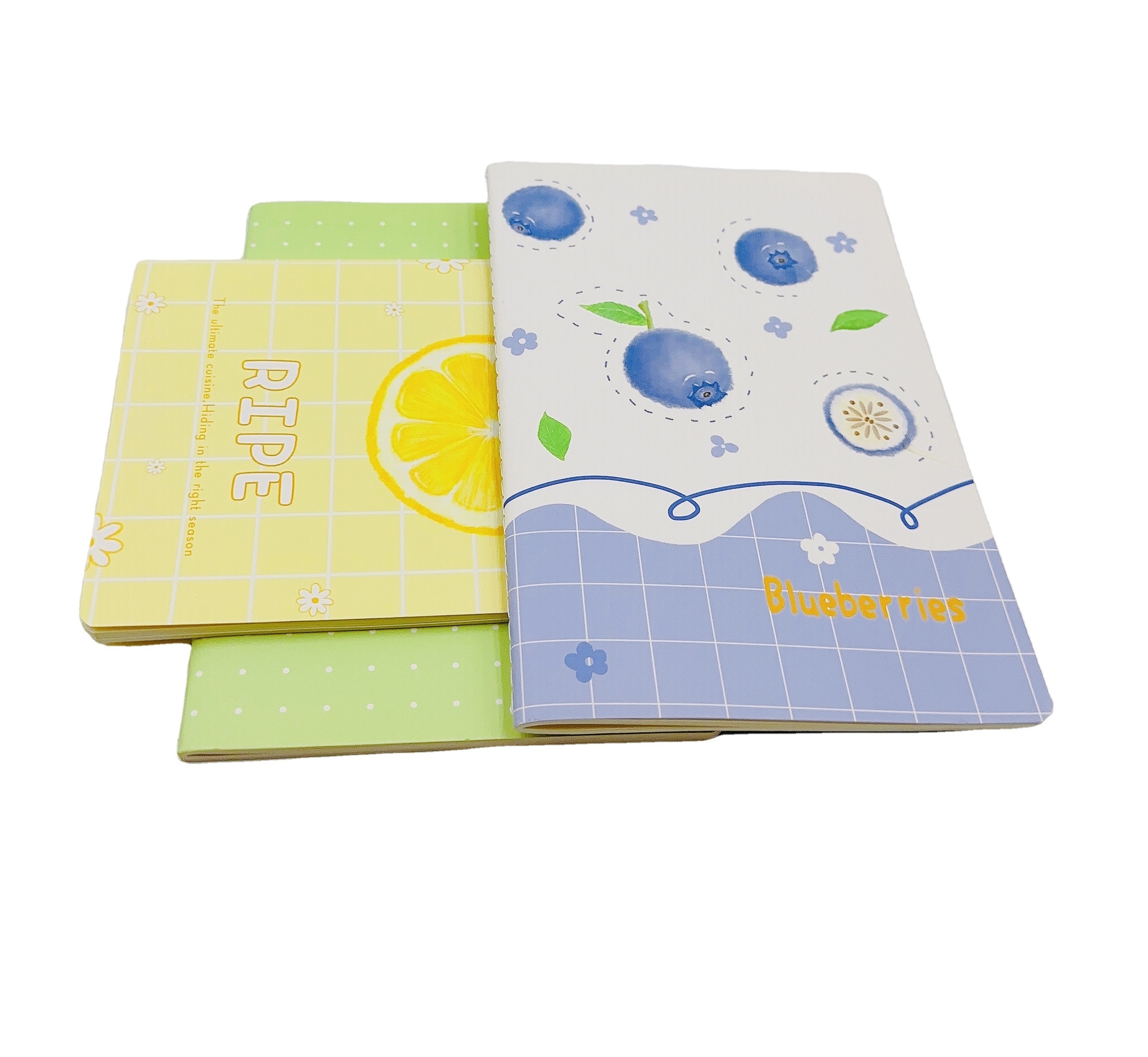 Fresh Style Thread sewing Binding Composition Notebook For Students Use