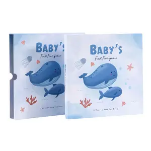 Factory Custom Publishing Book Printing Custom Children's Story Book Baby First Year Record Growth Book