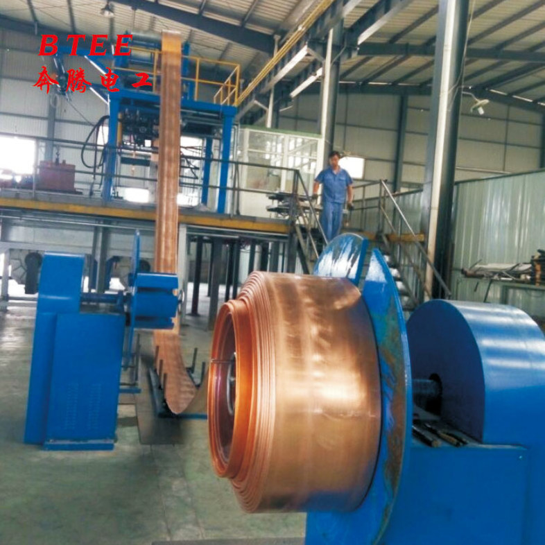 Copper belt upward continuous casting machine copper billet production machine