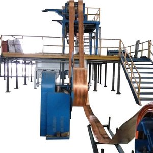 Copper belt upward continuous casting machine copper billet production machine