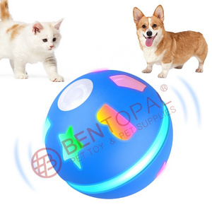 Cats and Dogs Toys Wicked Balls Automatic Rolling USB Rechargeable Smart Interactive Pet Toys Ball Fun Gift for Kittens Doggies