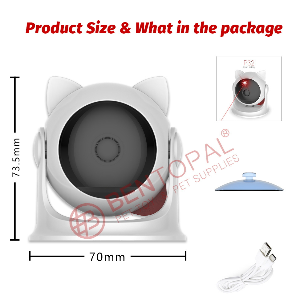 Safe Automatic Light Chaser Interactive Laser Cat Toy With Laser Pointer For Pets  Exercise Training Toy Pet Products 2022