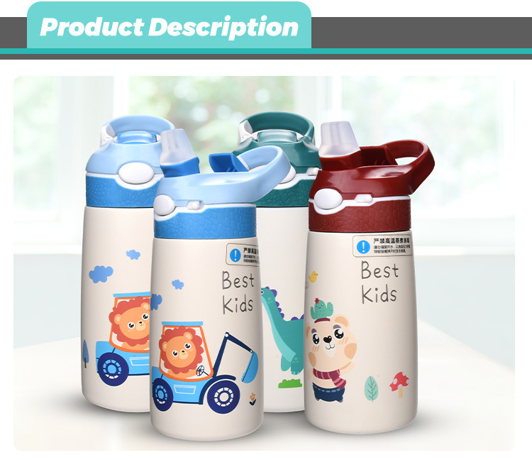 Aohea High Quality Stainless Steel  Water Bottles Hot Cold Insulated Kids Water Bottle With Custom Logo