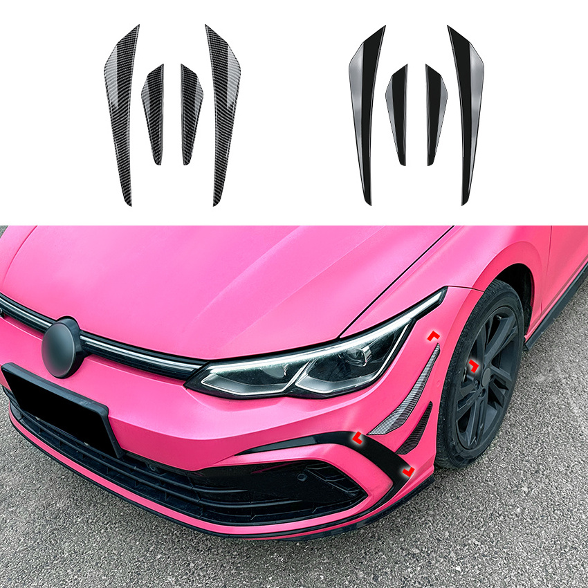 AMP-Z Hot Sale Factory Price Plastic Material golf 8 Front Bumper Flag For VW Golf 8 Standard/ GTI/ R-line/ GTD/ GTE