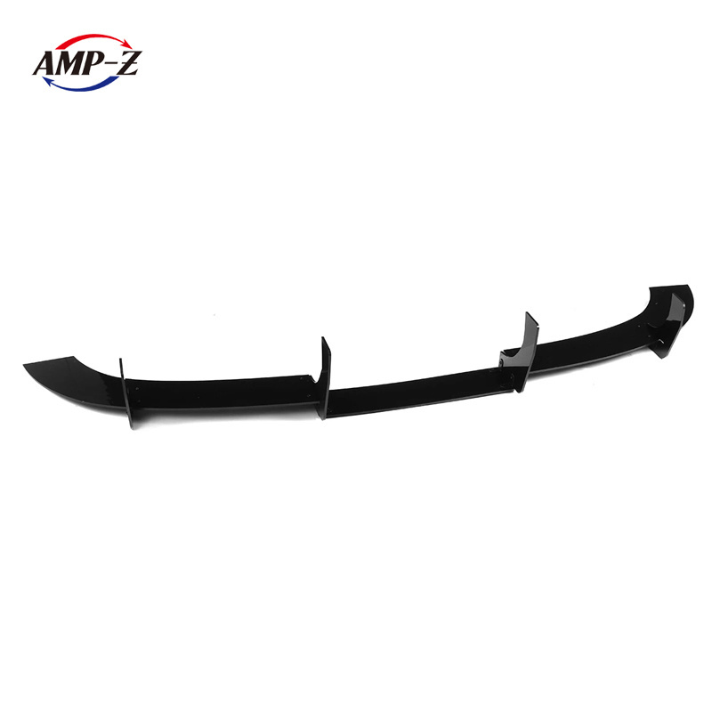 MK5 R32 Car Rear Diffuser Lip & Rear Side Splitters Black For VW Golf MK5 R32 2005-2009 ABS Car Rear Bumper Lip Diffuser