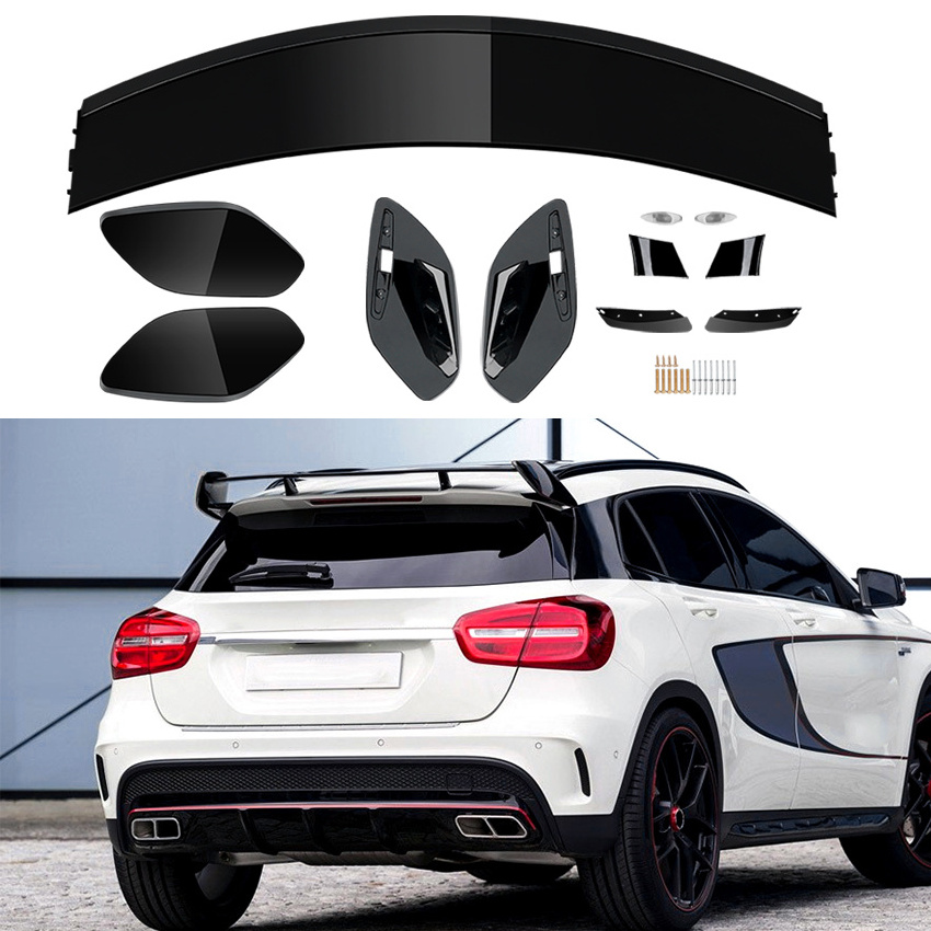 AMP-Z Hot Sales GLA45 Class body kit for Mercedes Benz X156 AMG Spoiler Universal Rear Spoiler 2015 2016 2018 2019