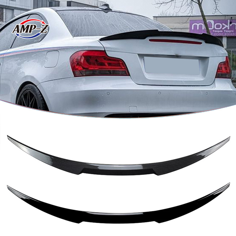 AMP-Z Factory Best Selling Car Retrofit Exterior Parts Rear Spoiler For BMW 1 Series E82 E88 Rear Trunk Spoiler 2005-2011