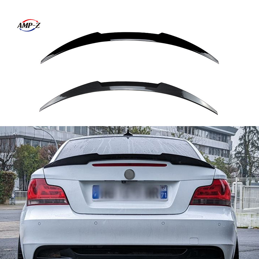 AMP-Z Factory Best Selling Car Retrofit Exterior Parts Rear Spoiler For BMW 1 Series E82 E88 Rear Trunk Spoiler 2005-2011