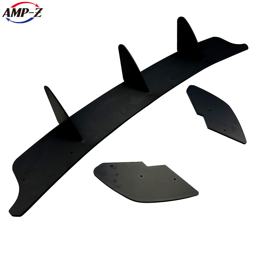 AMP-Z Golf MK6 ABS Gloss Black Rear Diffuser Splitter For VW Volkswagen Golf MK6 GTI Rear Diffuser Splitter