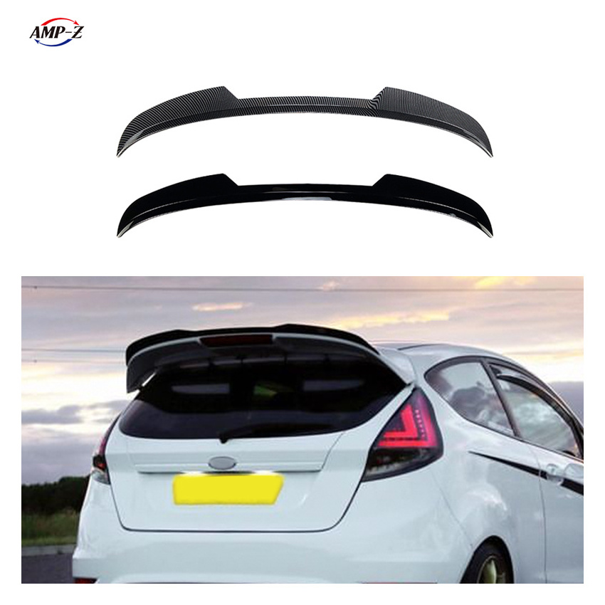 AMP-Z Factory Hot Sales Rear Trunk Roof Spoiler Body Kit for Ford Fiesta St-line MK6 MK6.5 2008-2017 Wing Accessories