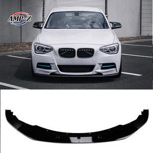 AMP-Z Factory Wholesale Auto Accessories Front Bumper Lips Spoiler For BMW 1 Series F20 F21 Front Lip M-Sport Car Accessories