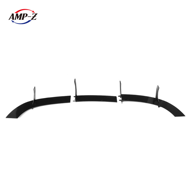 MK5 R32 Car Rear Diffuser Lip & Rear Side Splitters Black For VW Golf MK5 R32 2005-2009 ABS Car Rear Bumper Lip Diffuser