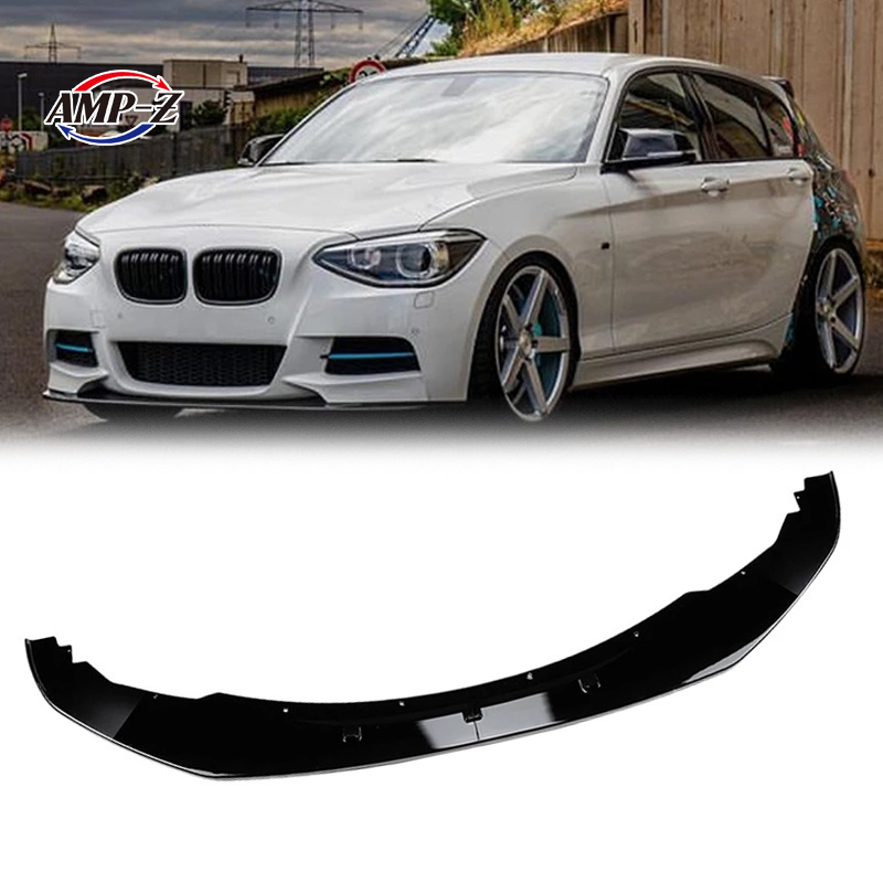 AMP-Z Factory Wholesale Auto Accessories Front Bumper Lips Spoiler For BMW 1 Series F20 F21 Front Lip M-Sport Car Accessories