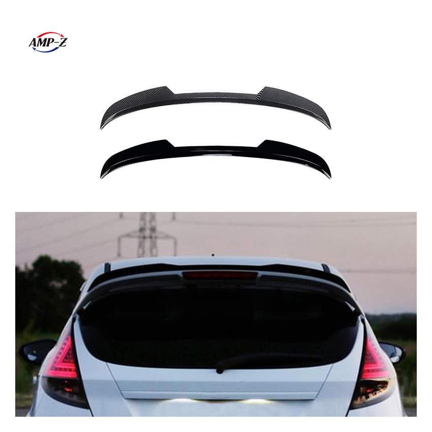 AMP-Z Factory Hot Sales St-line MK6 MK6.5 2008-2017 Rear Wing Accessories Body Kit Rear Trunk Roof Spoiler for Ford Fiesta Good