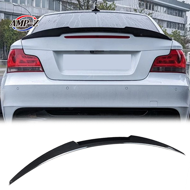 AMP-Z Factory Best Selling Car Retrofit Exterior Parts Rear Spoiler For BMW 1 Series E82 E88 Rear Trunk Spoiler 2005-2011