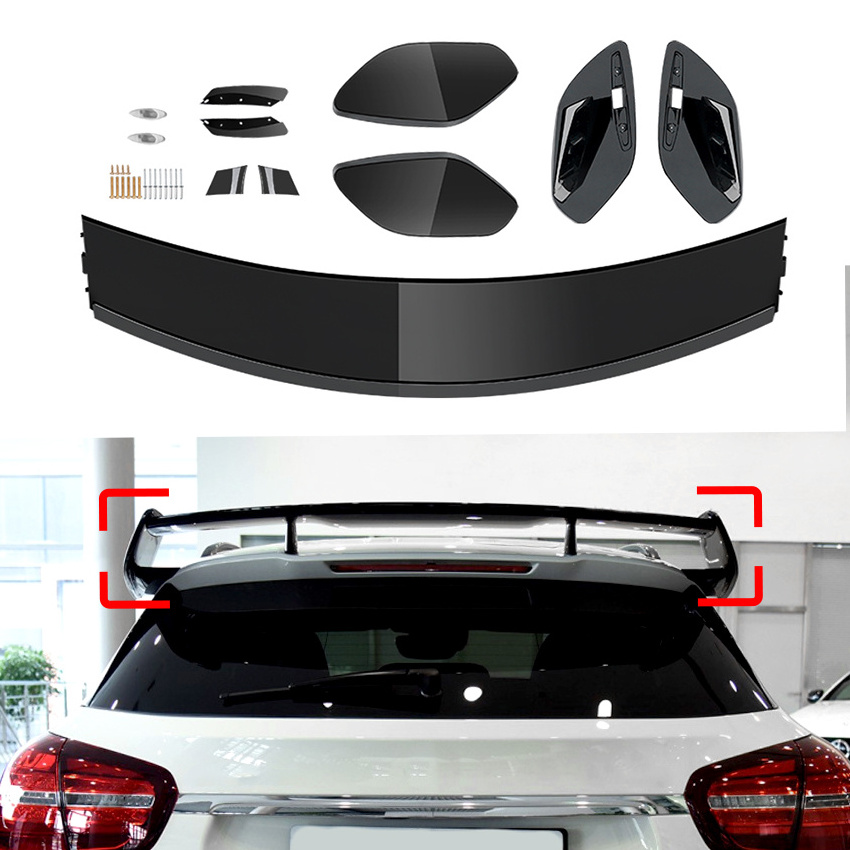 AMP-Z Hot Sales GLA45 Class body kit for Mercedes Benz X156 AMG Spoiler Universal Rear Spoiler 2015 2016 2018 2019