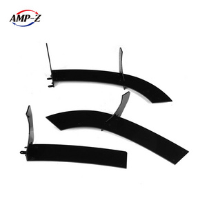 MK5 R32 Car Rear Diffuser Lip & Rear Side Splitters Black For VW Golf MK5 R32 2005-2009 ABS Car Rear Bumper Lip Diffuser