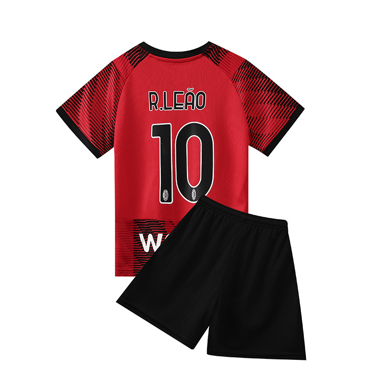 Wholesale Argentina Messi Jersey Black Sportswear sets Sublimation printing Men's Football Jersey Kids Soccer Jerseys