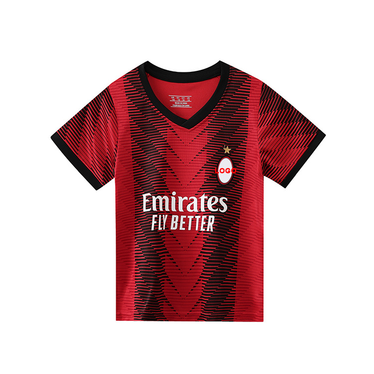 Wholesale Argentina Messi Jersey Black Sportswear sets Sublimation printing Men's Football Jersey Kids Soccer Jerseys