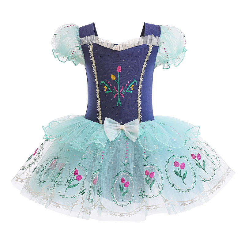 Kids girl princess ballet dress toddler fancy tulle tutu dance to dress