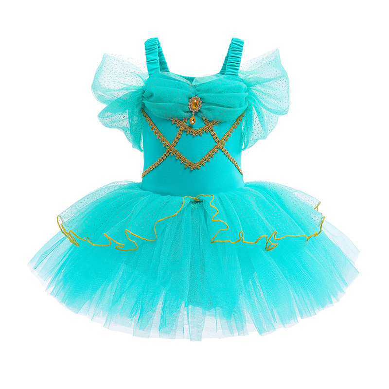 Kids girl princess ballet dress toddler fancy tulle tutu dance to dress