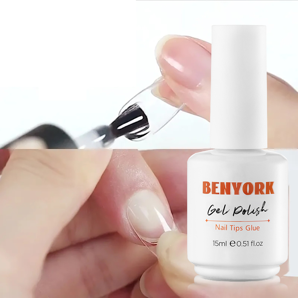 Private Label Nail Glue for Nail Tips Super Adhesion Press on Nails Glue UV LED Gel