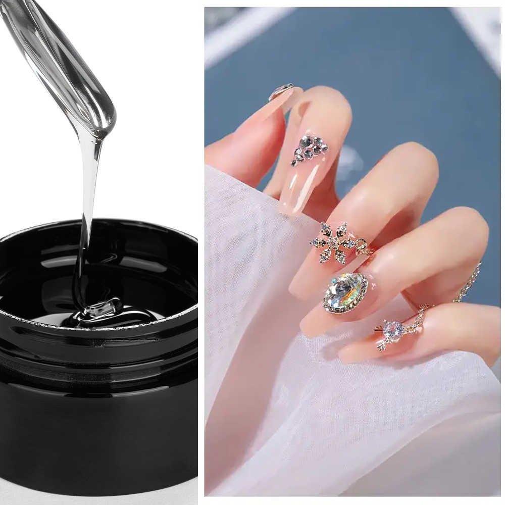 Nail Supplier Rhinestone Glue for Nail Diamond Gel Nail Art Drill Glue Custom Logo