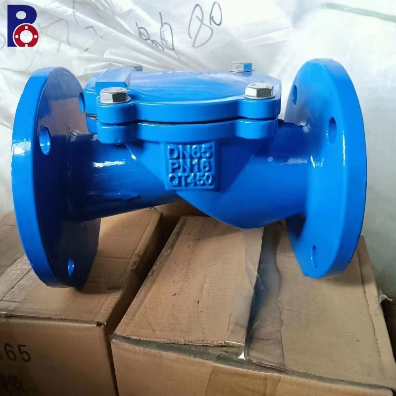 China supply competitive price DI body BS standard PN16 flexible disc rubber flap check valve